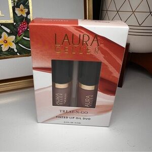 Laura Geller Tinted Lip Oil Duo - High Stakes & A-Game